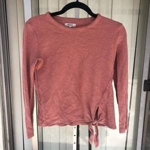 ⭐️ Madewell Tie Waist Long Sleeve Top